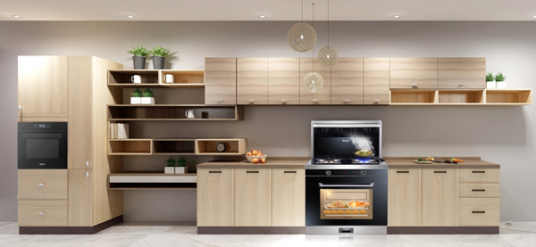 (藍炬星集成灶，廚房新選擇)