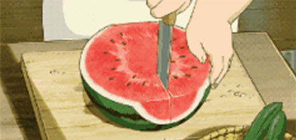 冰鎮(zhèn)的西瓜