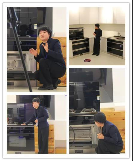 產(chǎn)品培訓(xùn)經(jīng)理進(jìn)行產(chǎn)品現(xiàn)場講解