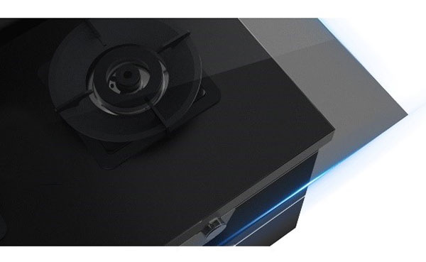 藍(lán)炬星集成灶全新黑晶玻璃工藝