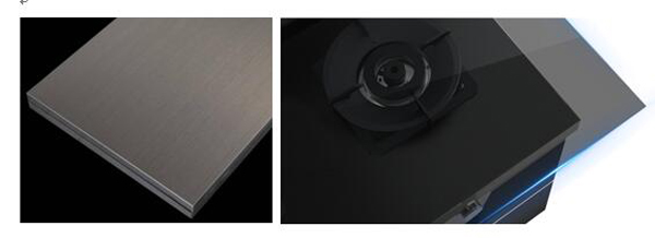 藍(lán)炬星集成灶黑鉆玻璃工藝