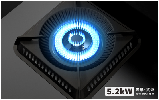 藍(lán)炬星集成灶蜂巢武火