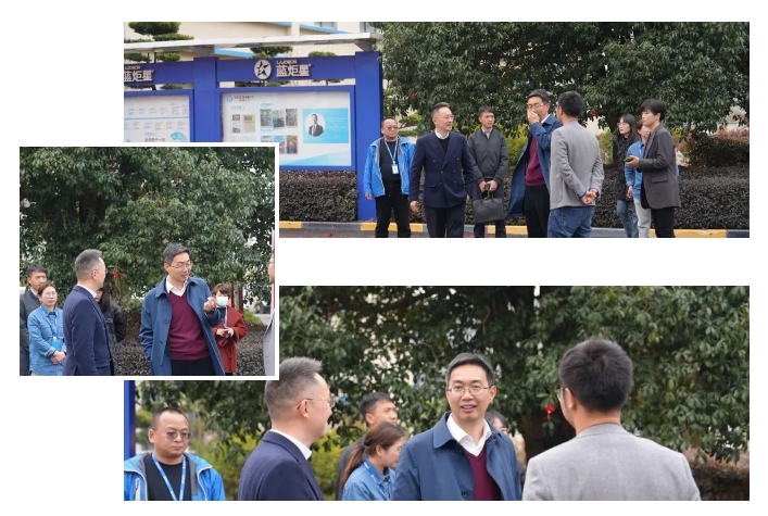 嵊州市委常委、副市長李劍光一行蒞臨藍(lán)炬星走訪調(diào)研